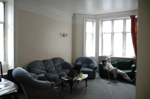 The living room